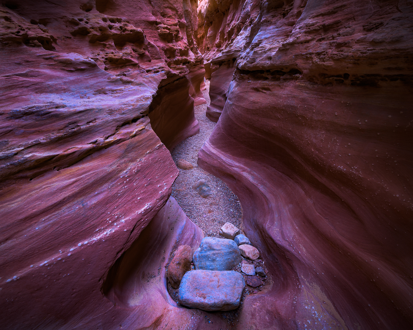 photograph of Utah slot canyon
