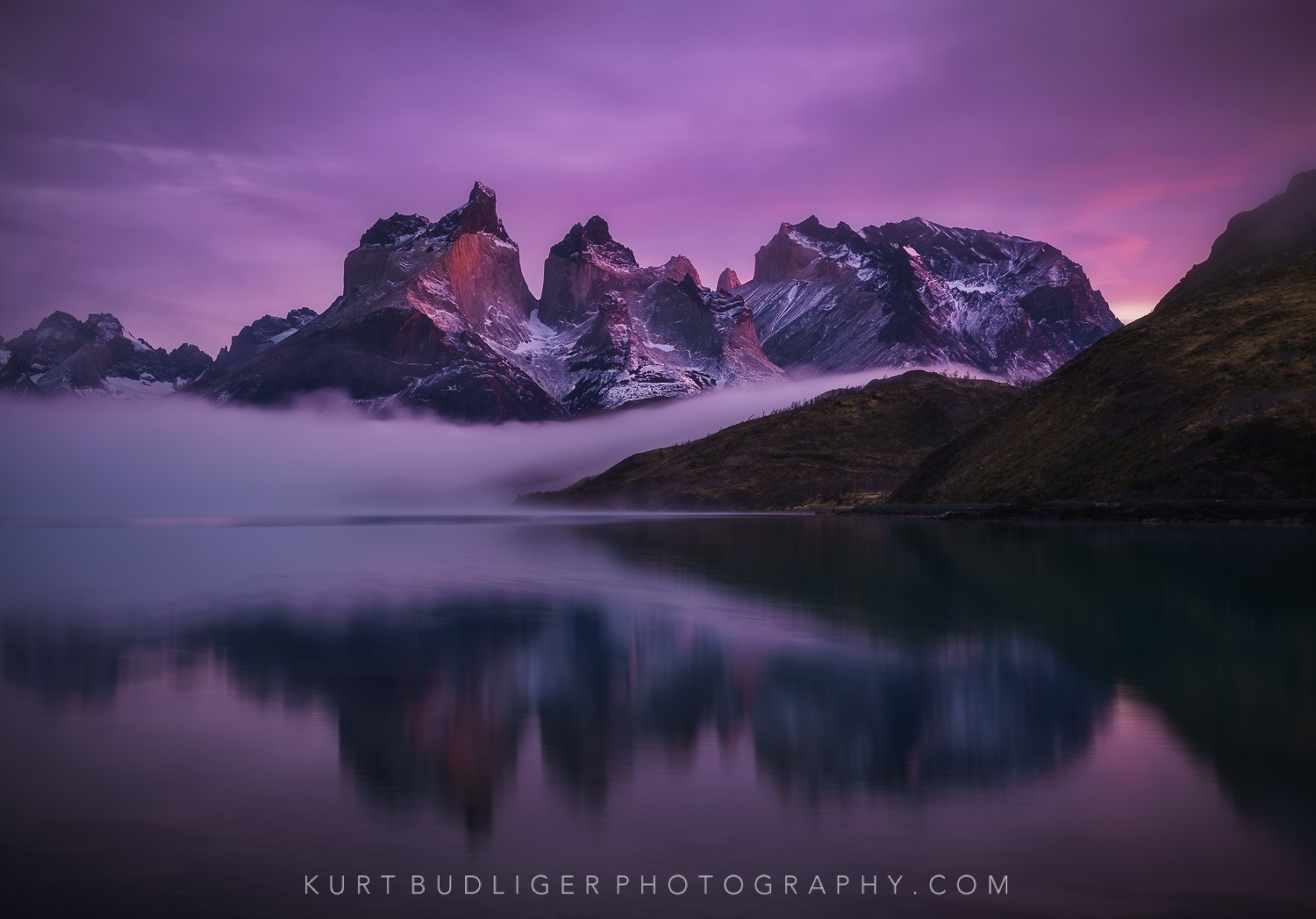 sunrise image from Torres del Paine national park Chile